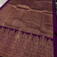 Svaroopam Violet
Regal Violet Kanchipuram Silk Saree
Antique Gold Zari-Woven Temple Grandeur