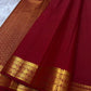 ✨ Kemp Red — Pure Silk Kanchipuram Saree ✨
Rich ruby-red body with gold zari coin buttas, antique gold korvai border & grand brocade pallu.
Silk Mark Certified • Free USA Shipping • Ships in 2 Weeks • Blouse Stitching $30 ✅