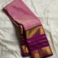 Swarna Sugantham — Pure Silk Kanchipuram Saree
Ombre rose-to-blush pink body with zari paisley buttas and rich rani-magenta borders in gold vine motifs.
Silk Mark Certified • Blouse Stitching Available ($30) • Free USA Shipping • Ships in Two Weeks.