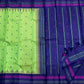 Meadow Green Thazampoo Reku — Pure Silk Kanchipuram Saree
Vibrant meadow-green body with floral buttas & contrast indigo pallu 🌿
Korvai weave with thazampoo reku (petal) motif & magenta borders ✨
Silk Mark Certified • Free Shipping within USA •