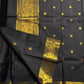 Kaviya Irul — Pure Silk Kanchipuram Saree
Jet Black Body • Antique Gold Zari Buttas
Floral Medallion Korvai Border • Brocade Pallu
Silk Mark Certified ✅ • Fall & Pico Done ✅
Blouse Stitching Available ($30) • Free Shipping within USA 🇺🇸 • Two Weeks