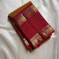 Ponvandu Kumkumam – Pure Kanchipuram Silk Saree
Honey-Gold Body with Zari Buttas
Contrasting Kumkum Red Borders with Floral Zari
Grand Kumkum Red Pallu with Zari Kaddi & Brocade
Silk Mark , | ships in 2 weeks, fall pico | Blouse Stitching Available |