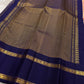 Peach Veldhari ✨ – Pure Kanchipuram Silk Saree with Royal Blue Border & Pallu

Peach-Orange Veldhari Striped Body with Subtle Green & Maroon Accents

Royal Blue Korvai Border with Intricate Gold Zari Motifs

Majestic Royal Blue Zari Brocade Pallu