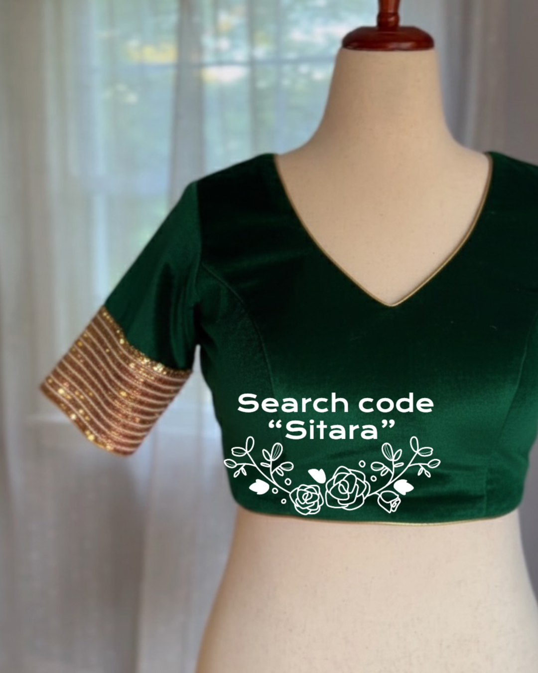 Velvet Sitara — Premium Winter Velvet Blouse
Soft Cotton Lined · Adjustable Fit · Sequin-Embroidered Sleeves
A Warm, Elegant Essential for Festive & Saree Styling