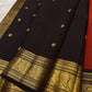 Crimson Earth – Red & Deep Brown Kanchipuram Pure Silk Saree ✨
Radiant Red Body with Golden Zari kamalam  Buttas
Deep Brown Korvai Border with Peacock Motifs
Majestic Brown Pallu with Ornamental Zari Weaving

Silk Mark Certified, delivery in 2 weeks