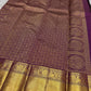 Purple Vairaoosi – Pure Kanchipuram Silk Saree
Classic purple body woven in the timeless Vairaoosi pinstripe technique ✨
Grand antique-gold korvai borders with rosettes & chevron weave. Silk Mark Certified, delivery in 2 weeks