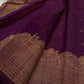 Lotus Glow — Pure Kanchipuram Silk Saree
Deep amethyst-purple with lotus buttas, peacock & elephant zari border
Silk Mark Certified ✅ | Free USA Shipping | Ships in Two Weeks ✅