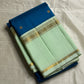 Vasantha Neelam — Teal Korvai Kanchipuram Pure Silk Saree


Peacock-blue body with gold muthu buttas · Mint-pistachio korvai border & pallū

Handloom Kanchipuram • Contrast running blouse included

Silk Mark Certified

Free Shipping within USA, 2 weeks