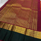 Scarlet Grove – Pure Kanchipuram Silk Saree
Fiery scarlet body with delicate golden leaf buttas ✨
Deep green korvai borders in rich zari temple motifs

Silk Mark Certified, delivery in 2 weeks