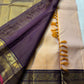 Butterscotch Vairaoosi — Pure Silk Kanchipuram Saree
Sand–butterscotch vaira oosi body • Maroon–plum korvai borders • Antique gold zari floral & peacock weave
Silk Mark Certified ✅ • Fall & Pico Done ✅ • Blouse Stitching Available ($30) ✅ • Ships in Two W