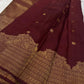Lotus Glow — Brown | Pure Kanchipuram Silk Saree
A regal brown-maroon canvas adorned with gold zari peacocks, elephants & lotus buttas ✨
Silk Mark Certified • Free USA Shipping • Ships in Two Weeks