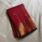 Mihira – Kalyana Arraku Kanchipuram Pure Silk Saree with Zari Kattam, Mayil & Kamalam Buttas, Floral Arai Madam Border, and Adai-Woven Parrot Pallu