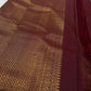 Lotus Glow — Brown | Pure Kanchipuram Silk Saree
A regal brown-maroon canvas adorned with gold zari peacocks, elephants & lotus buttas ✨
Silk Mark Certified • Free USA Shipping • Ships in Two Weeks