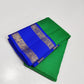 Verdant Sapphire – Pure Kanchipuram Silk Saree
Lush Green Body with Zari Kattam Checks ✨
Royal-Blue Rettapet Border with Gold Zari
Grand Royal-Blue Diamond Brocade Pallu

Silk Mark Certified, delivery in 2 weeks