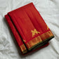 Vairaoosi milagai Kili – Red ✨ Pure Silk Kanchipuram Saree
Radiant Red Body with Gold Kili Motifs & Vanki Neli Zari Border 🕊️
Silk Mark Certified • Fall & Pico Done • Free USA Shipping • Ships in 2 weeks ✅
