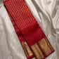 Tara – Red Kanchipuram Pure Silk Saree ✨
Woven with Pure 3G Zari buttas Throughout
Deep Roja-Red Body with Golden Zari Buttas
Broad 3G Zari Border with Traditional Weave
Silk Mark Certified | Free USA Shipping