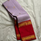 Lilac Raspberry — Pure Silk Kanchipuram Saree
Soft Lilac Body with Gold Floral Buttas ✨
Contrast Raspberry Red Borders with Temple Zari Edging
Rich Brocade Pallu in Gold & Red Grandeur
Silk Mark Certified ✅ | Free USA Shipping 🇺🇸 | Ships in Two Weeks