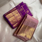 Amethyst Gandaberunda Kamalam – Pure Kanchipuram Silk Saree

Amethyst Purple Body with Zari Kattam Checks & Lotus Buttas

Grand Antique-Gold Borders with Gandaberunda & Peacock Motifs

Purple Zari Brocade Pallu

Silk Mark , ships in 2 weeks
