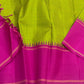 Rose Garden | Korvai Kanchipuram Pure Silk Saree

Magenta-rose body with parrot green micro-checks & temple Korvai join

Rettai pettu striped zari pallu | Contrast magenta blouse

Silk Mark Certified | Dry clean only

Ships in 1 week | Free Shipping USA