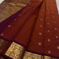 Swaram Lightweight Maroon
Feather-Light Maroon Kanchipuram Silk Saree
Zari-Woven Peacock Medallion Border
