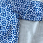Day 3-Pure Modal Silk Blouse
White & Ink-Blue Trellis
Fully Cotton-Lined | 36–42