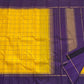 Haldi Violet Kattam Korvai
Pure Kanchipuram Silk Saree – Bright Haldi Yellow Checks with Contrasting Violet Korvai Borders
Minimal zari lines for an elegant look
Grand violet pallu with delicate zari stripes, silk mark certified, ships in 2 weeks