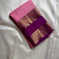 Blush Lattice – Pure Kanchipuram Silk Saree
Pleasant Pink Body with Zari Kattam Checks
Petite Kamalam Buttas Scattered Across the Body
Contrast Purple Rettapet Border with Ornate Motifs
Grand Purple Pallu. Silk Mark Certified, delivery in 2 weeks