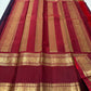 Vennela – Deep Jamun Kanchipuram Silk Saree with Retta Pet Border & Araimaadam Pallu
Luxurious deep jamun silk body adorned with gold zari mayil buttas.
Retta pet border with kamalam and mayil motifs woven in rich zari.
Araimaadam pallu featuring mayilpet