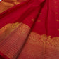 Lotus glow -radiant vermillion red  body with lotus gold zari buttas 🌸
Majestic peacock panel pallu in antique gold jaal and temple border artistry ✨
Silk Mark Certified ✅ | Ships in 2 Weeks | Free Shipping within USA 🇺🇸