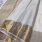 Pearl Radiance ✨ – Pure Kanchipuram Silk Saree
Ivory Body with Gold Zari Buttas & Medallions
Traditional Yali & Peacock Motif Zari Border
Grand Zari Pallu with Paisleys & Floral Vines
Silk Mark Certified | Free USA Shipping