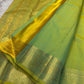 ✨ Pachai Thuli — Shot Chartreuse Pure Silk Kanchipuram Saree ✨
Dual-tone chartreuse & sea-green with gold zari buttas, peacock border & rich zari pallu.
Silk Mark Certified • Free USA Shipping • Ships in 1–2 Weeks • Blouse Stitching $30 ✅