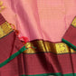 Arakku Rose — Pure Silk Kanchipuram Saree
Dusty-Rose Kattam Body • Arakku-Maroon Korvai Border • Antique-Gold Yali Zari • Grand Maroon Pallu
Matching Arakku Blouse • Silk Mark Certified • Free USA Shipping • ships in two weeks