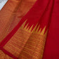 Veena Vermilion -  Red Handloom Kanchipuram