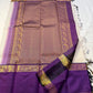 Ivory Violet Vairaoosi — Pure Silk Kanchipuram Saree
Pearl-Ivory Vairaoosi Body with Gold Round Buttas ✨
Deep Violet Korvai Border & Chevron Zari Pallu • Silk Mark Certified • Free USA Shipping • ships in 2 weeks