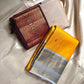 Soundarya Gray – Haldi Yellow & Silver-Grey Pure Silk Kanchipuram Saree
Peacock-vine korvai borders & grand silver-brocade pallu ✨
Silk Mark Certified • Ships in Two Weeks • Free Shipping within USA ✅