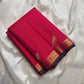 Vairaoosi Kili – Pink ✨
Pure Silk Kanchipuram Saree
with Delicate Parrot Motifs 🕊️
Vanki Neli Zari Border 🌿 with peacock and paisley motifs 
& Opulent Brocade Pallu ✨