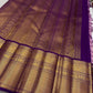 🌸 Dyuti – Lavender Kanchipuram Pure Silk Saree with Intricate Zari Kattam Checks, Alternating Paisley & Kamalam Buttas, Double Border with Peacock Motifs, Varisaipet & Mayilkann Design, Dark Purple Selvedge & Ornate Pallu