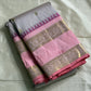 Pink pearl - Pure Kanchipuram Silk with petite chakram zari buttas

Contrast rose-pink border with magenta temple (reku) peaks & floral vine zari
Silk Mark Certified • Free USA Shipping • Ships in Two Weeks