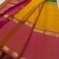 Kesari Checks — Pure Silk Kanchipuram Saree (almost -Mubbagam)
Saffron yellow body in grid kattam weave with radiant pink borders and zari detailing
Silk Mark Certified ✅ • Free USA Shipping • Ships in Two Weeks