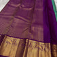 Sindhu- Teal & Purple Kanchipuram Pure Silk Saree with Floral Jaal & Mayil Border
A rich teal base adorned with delicate floral jaal and regal purple mayil borders creates timeless elegance. The diamond-motif pallu adds a bold, sophisticated finish to th