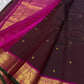 Berry Ruby Kamalam Butta — Pure Kanchipuram Silk
Lotus zari buttas on deep ruby silk with rani korvai border
Silk Mark Certified • Free Shipping within USA • Ships in Two Weeks