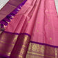 A dazzling blend of pink and purple silk, enriched with golden zari for a look that’s both festive and feminine.