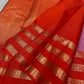 Thamarai Vermillion — Pure Kanchipuram Silk Saree
Soft orchid-pink body with zari lotus buttas and striking vermillion korvai borders, finished with a radiant orange pallu in intricate zari weave.
Silk Mark Certified • Blouse Stitching Available ($30) •