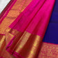 💜 

Vadamalli Deep – Royal Blue & Rani Pink Kanchipuram

✨ Pure Silk | Silk Mark Certified | Handloom Kanjivaram ✨

🐘🦚 elephant –Mayil Zari Border | Temple Motifs

🌸 Scattered Gold Buttas on Vadamalli Blue Body

🚚 Ships in 2 Weeks , Free shipping