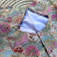 "Garden" collection pastel embroidered and crystal embellished blouse