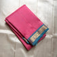 Varnam – Pastel Pink Kanchipuram Silk Saree with Sky Blue Rudraksha Border & Grid Zari Pallu | Baby Kamalam Buttas | Pure Handloom Elegance