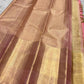 ✨ Rose Vairaoosi — Pure Silk Kanchipuram Saree ✨
Blush rose body with fine vairaoosi stripes and gold coin buttas, framed by antique-gold paisley brocade borders and a glowing full zari pallu.
Silk Mark Certified ✅ • Free Shipping within USA 🇺🇸 •