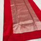 Pure Silk Chanderi – Vermillion Red with Emerald–Silver gold Buttas
Plain Red Border & Grand antique gold Tissue Pallu ✨
Silk Mark Certified • Free Shipping within USA • Ships in Two Weeks