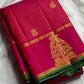 Magenta Mayuram — Pure Kanchipuram Silk Saree ✨
Rani Pink Body with Gold Paisley Buttas & Temple Vriksha Motif 🌸
Silk Mark Certified • free shipping within Usa ,ships in two weeks