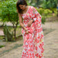 Jamdhani muslin silk saree and blouse set